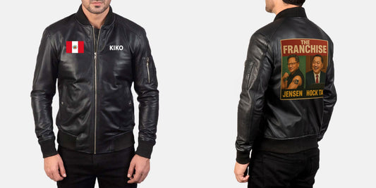 Custom Capgroup Leather Jacket