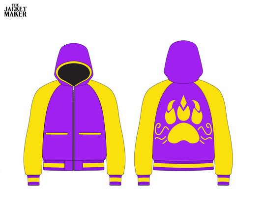 Custom Ashton Cole Fleece Fabric Jacket 1/2 Installments