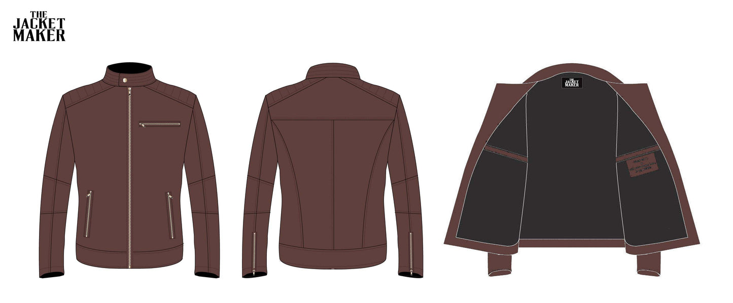 Custom Zeina Alshughri Leather Jacket