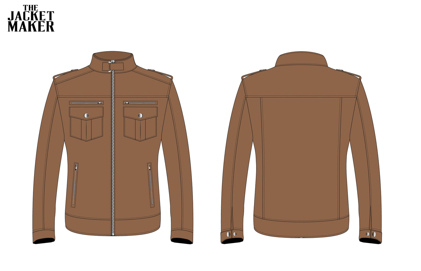 Custom Brian Sindiga Leather Jacket
