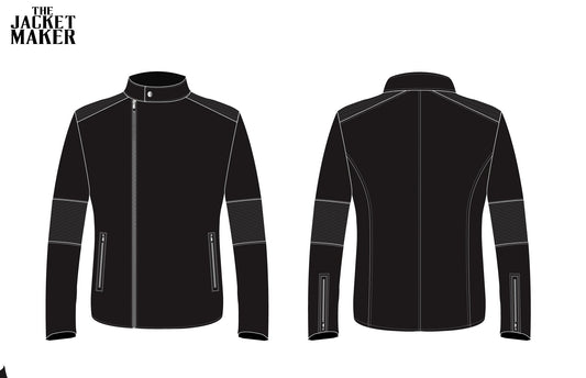 Custom Wendy Bibiana Bermudez Lopez Leather Jacket 1/2 Installment