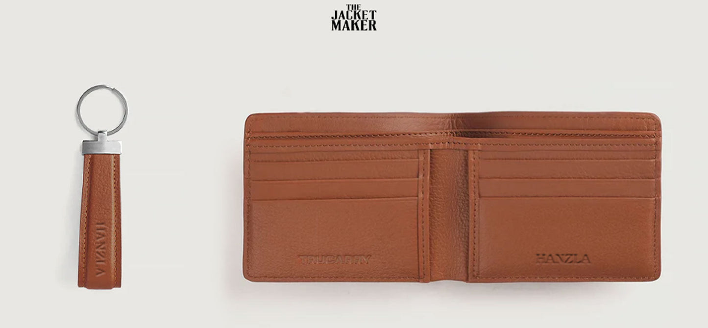 Custom Zahra Marvin Brown Leather Gift Set