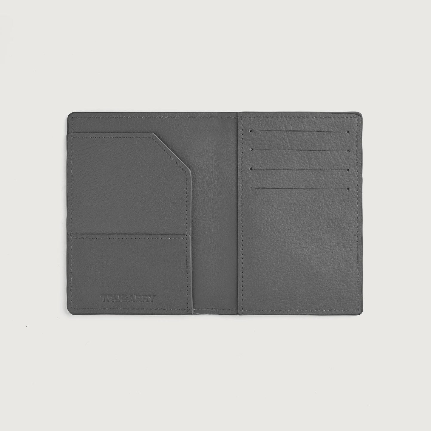 Bernardi Grey Leather Travel Wallet