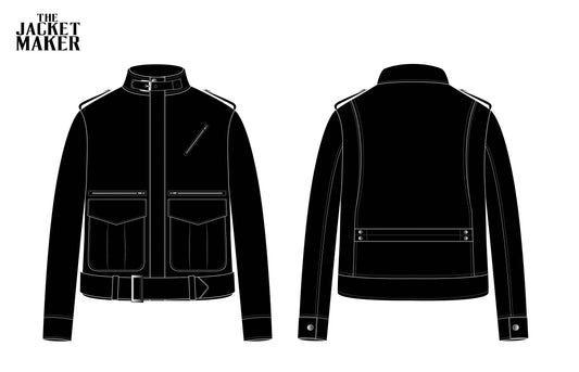 Custom Amod Issopjé Leather Jacket 1/2 Installments