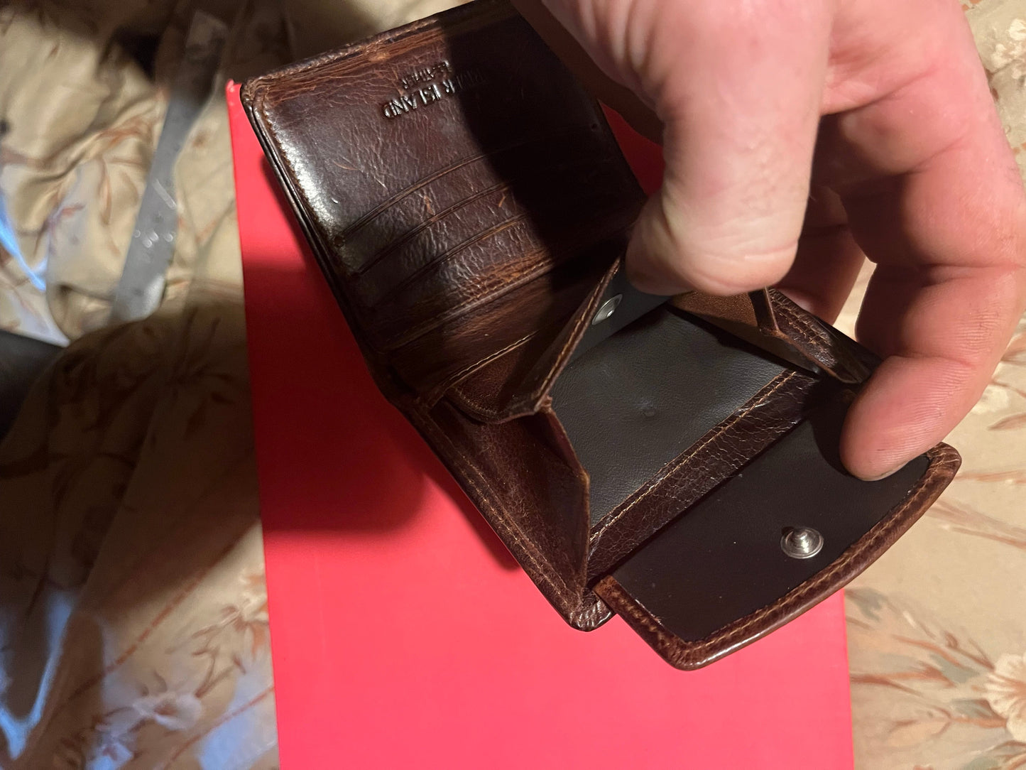 Custom Sean O Donovan Tri-Fold Leather Wallet