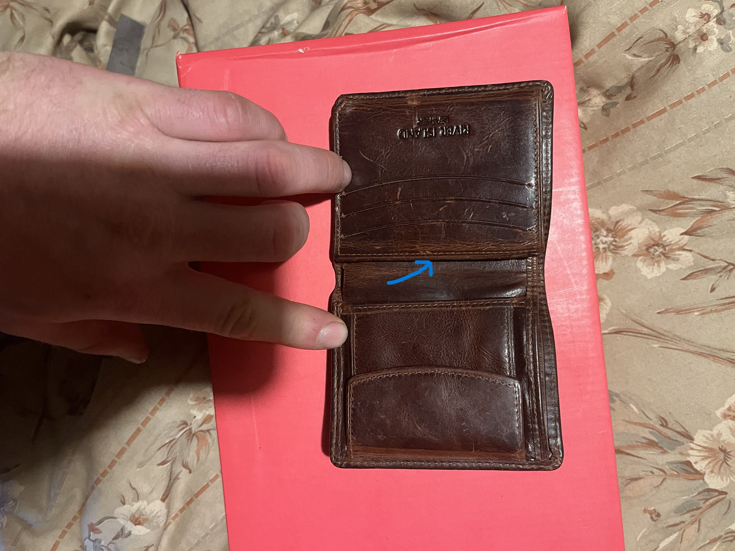 Custom Sean O Donovan Tri-Fold Leather Wallet
