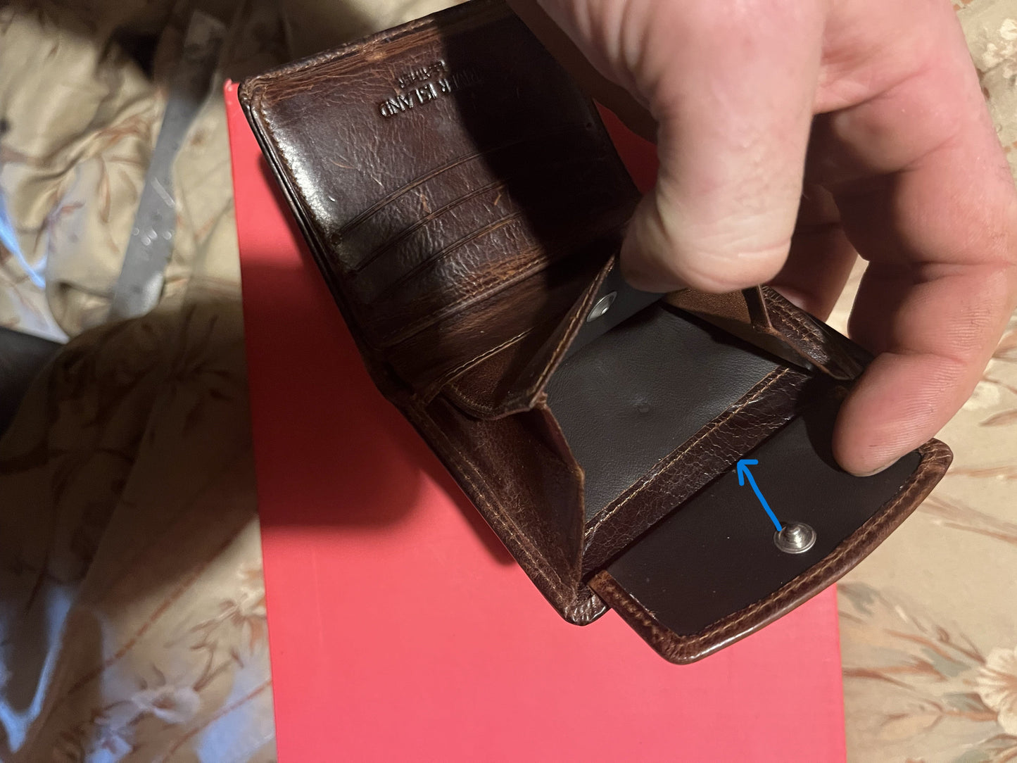 Custom Sean O Donovan Tri-Fold Leather Wallet