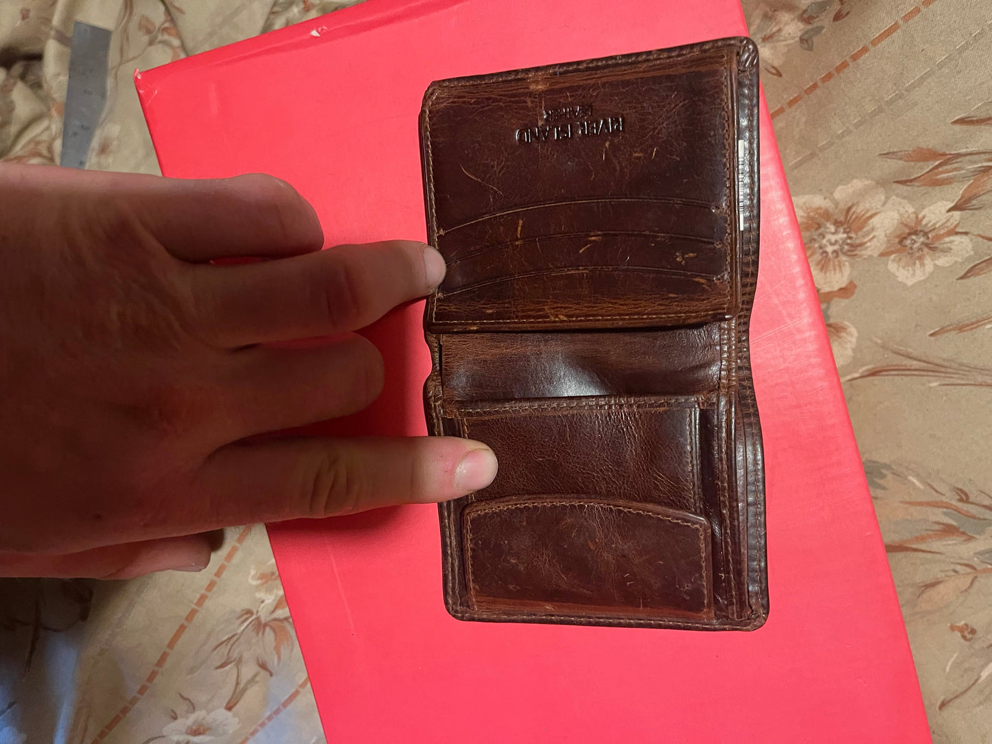Custom Sean O Donovan Tri-Fold Leather Wallet