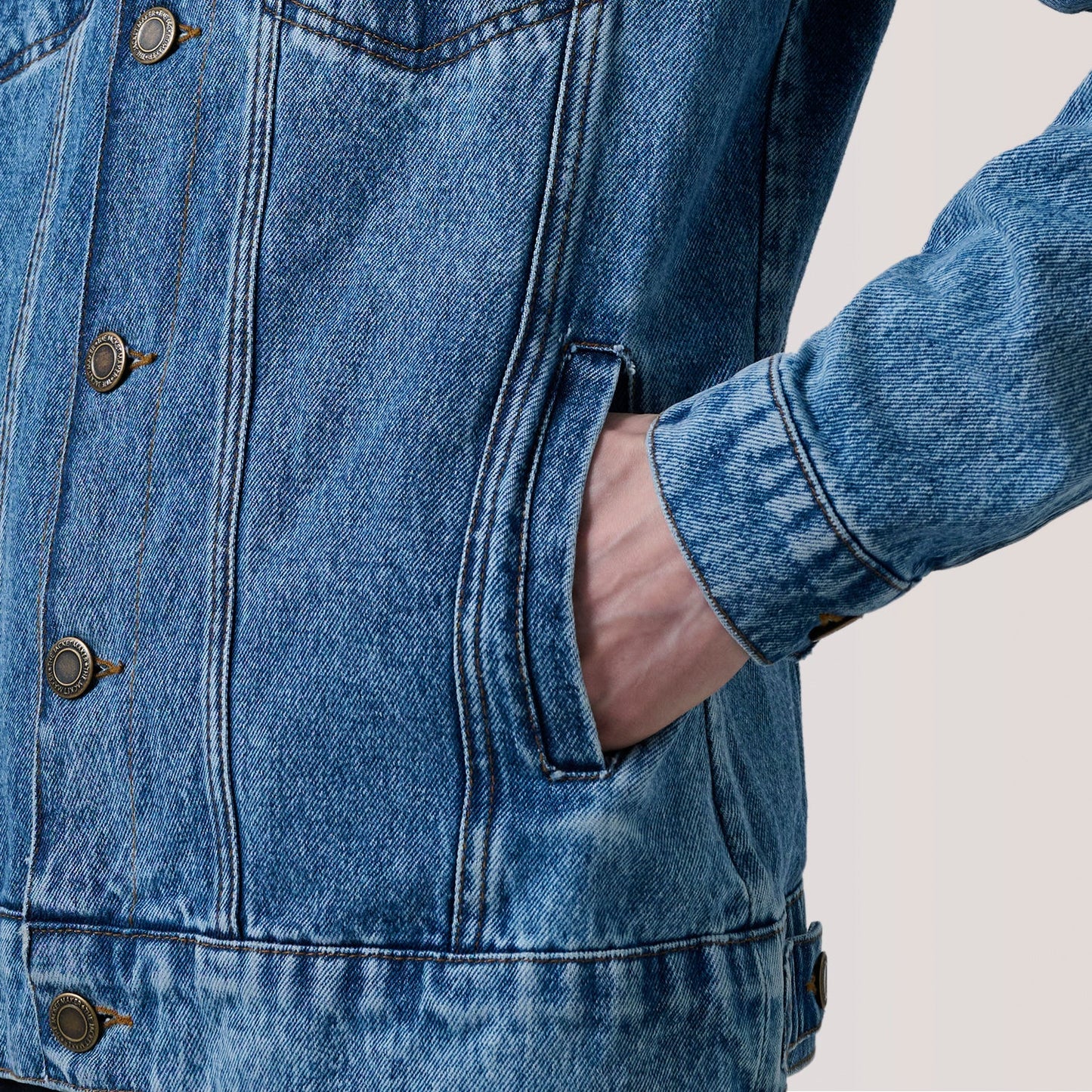 Conard Ice Blue Denim Trucker Jacket