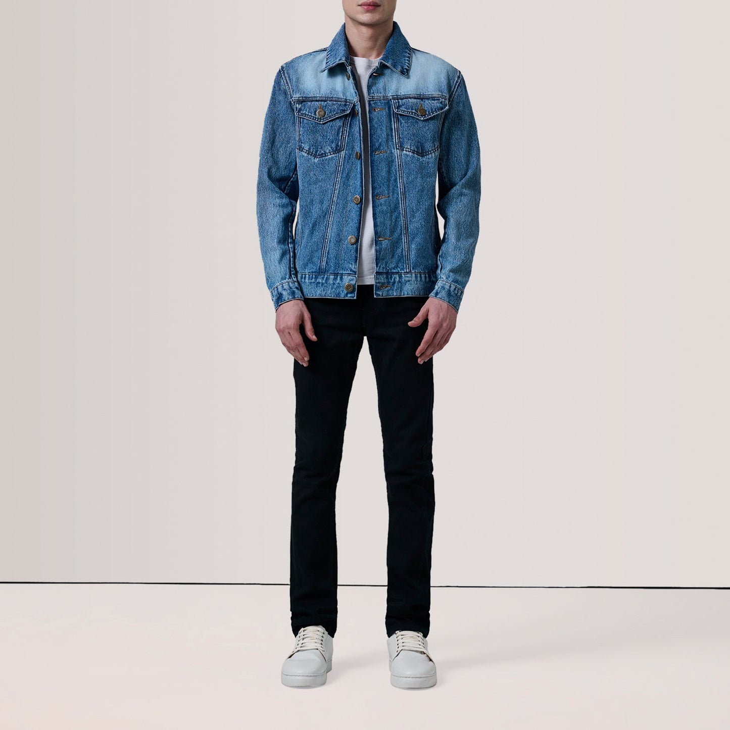 Conard Ice Blue Denim Trucker Jacket