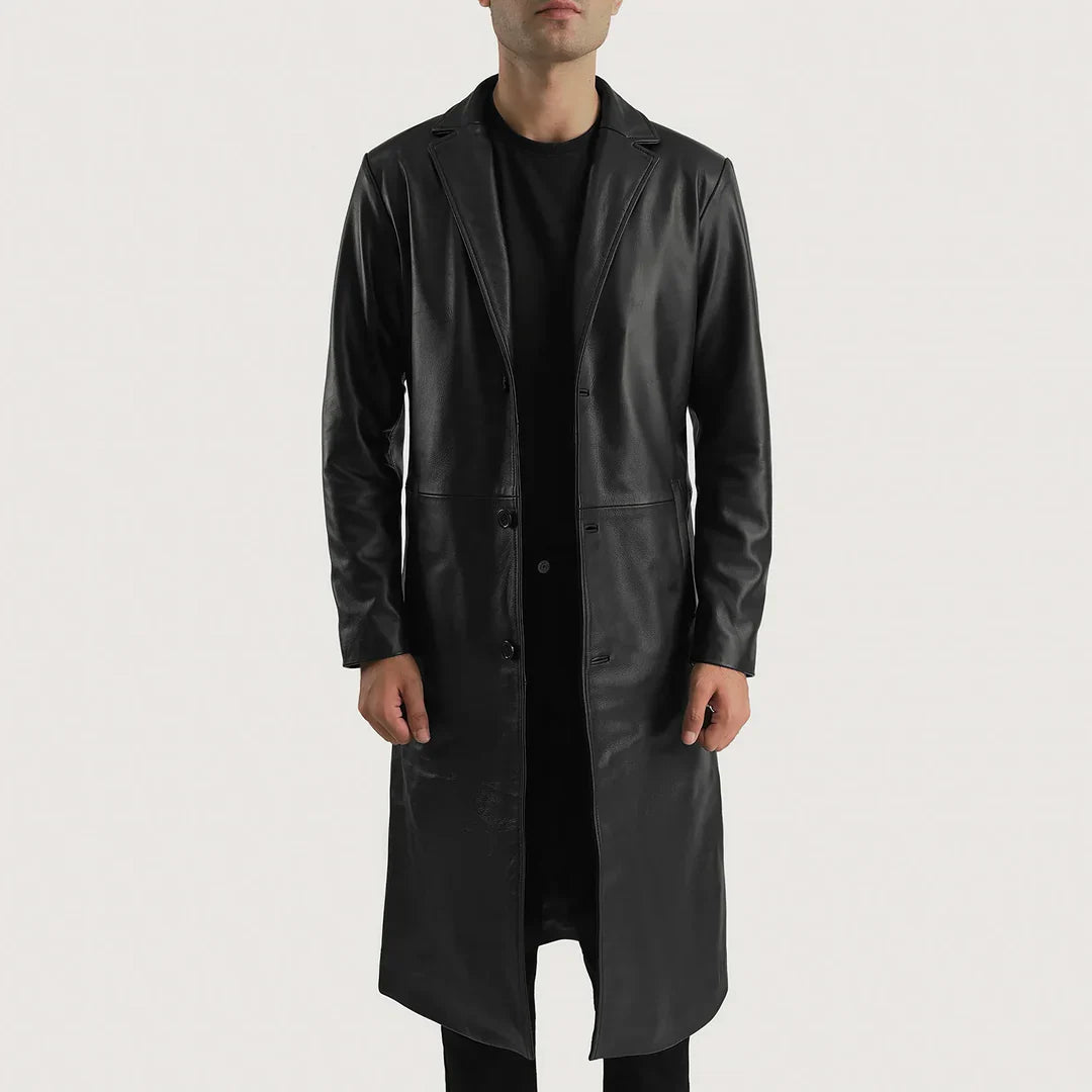 Custom Anthony Leather Coat
