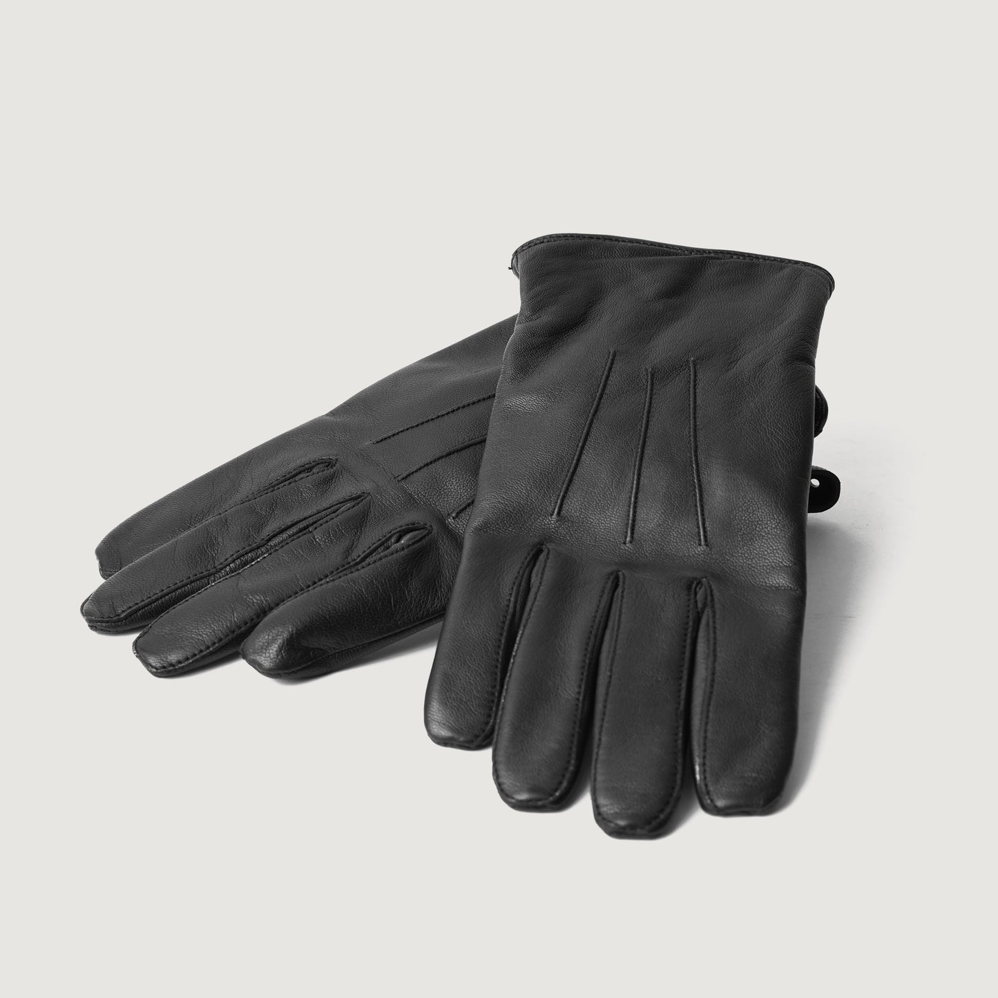 Ralph Black Leather Dress Gloves