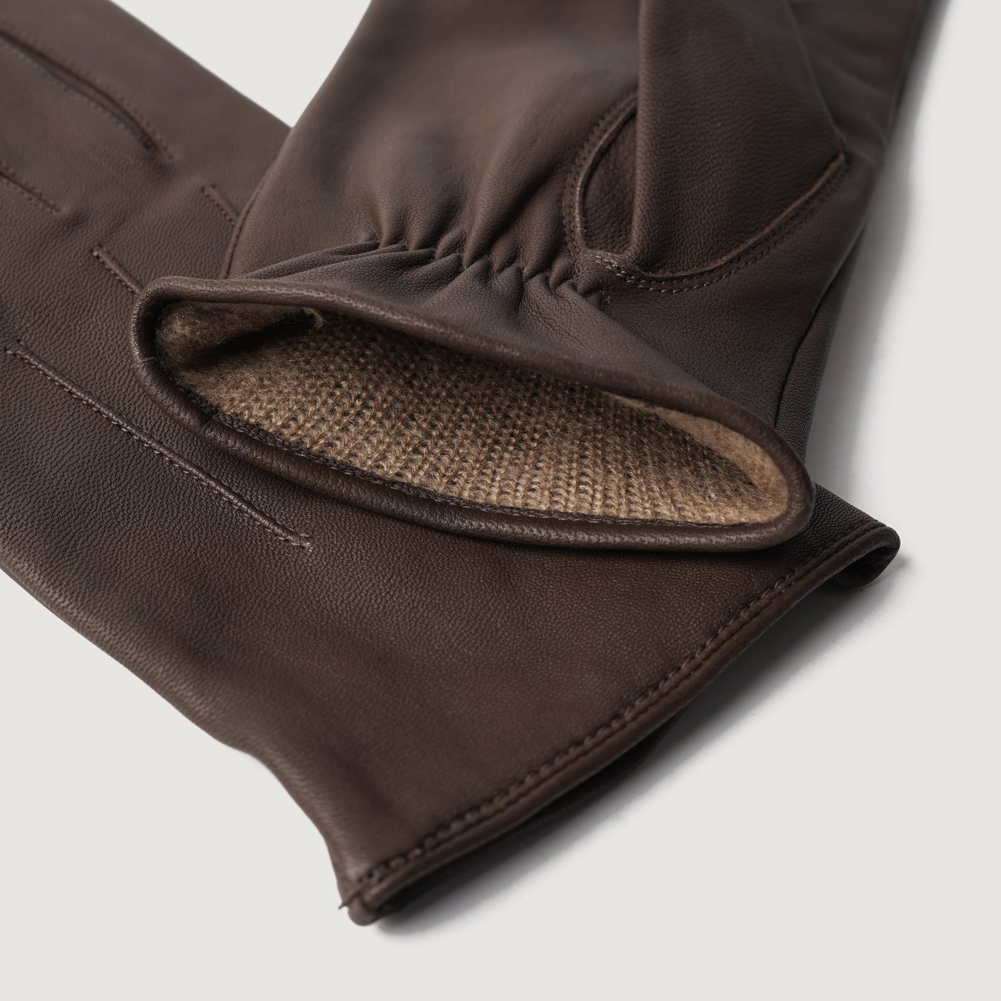 Ralph Brown Leather Dress Gloves