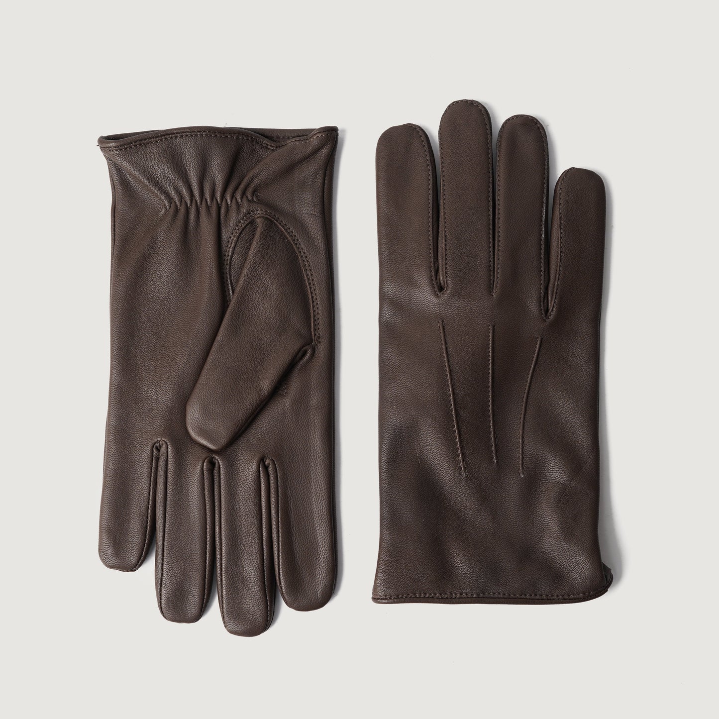 Ralph Brown Leather Dress Gloves