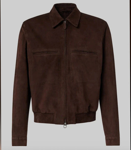 Custom Chandrasekar Lakshmanan Suede Jacket