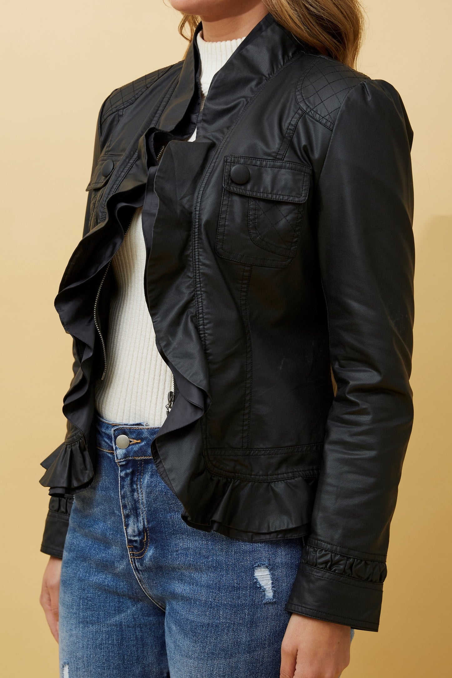 Custom Alison Lobb Leather Jacket 1/2 Installments