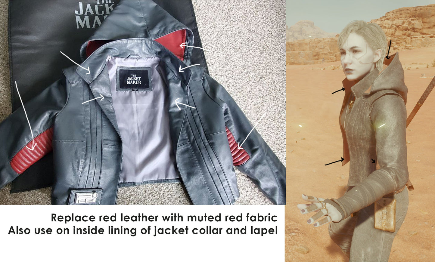 Custom Ashley Harris Leather Updated Jacket and Vest