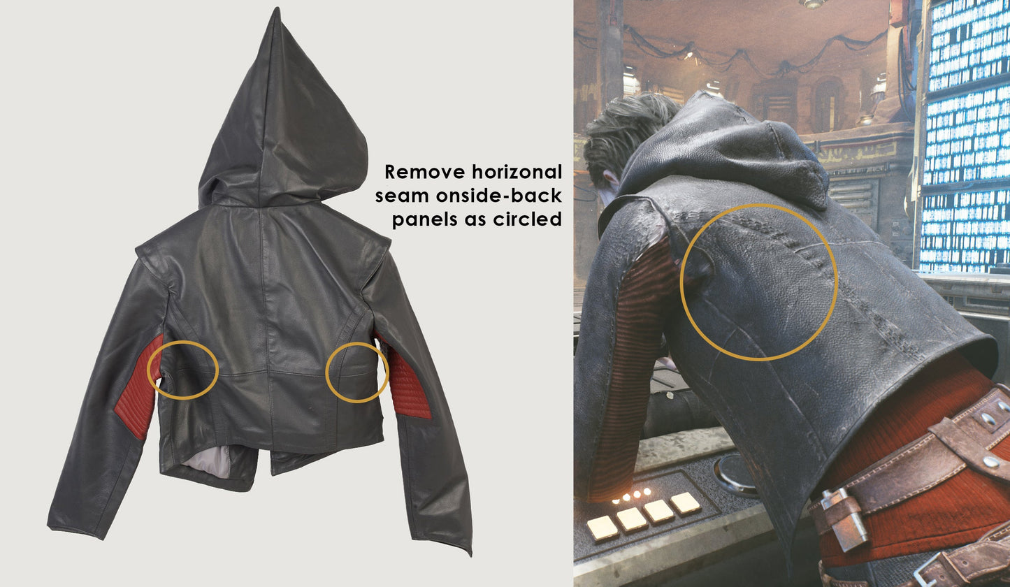 Custom Ashley Harris Leather Updated Jacket and Vest