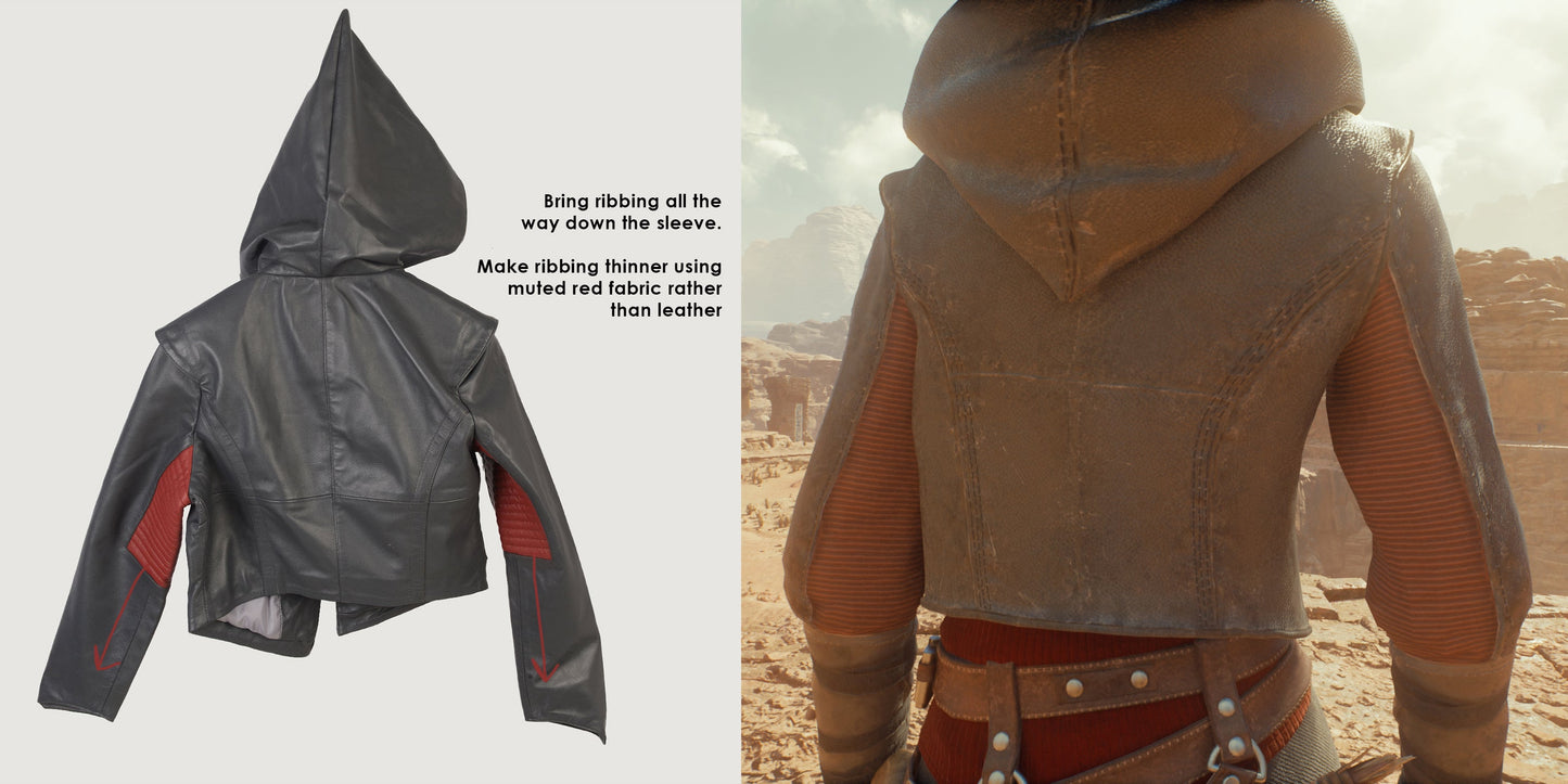 Custom Ashley Harris Leather Updated Jacket and Vest