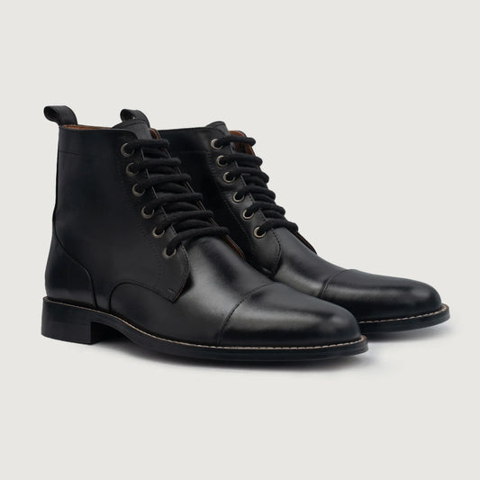 Custom Sheikh Saqer Leather Boots