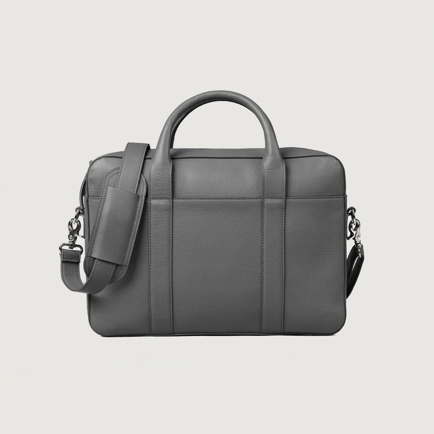 Custom Captain Midnight Blue Leather Briefcase (all colors) with custom LOGO