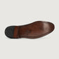 Director Wholecut Maroon Leather Shoes