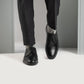 Attorney Derby Black Leather Shoes