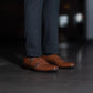 Boston Double Monk Strap Tan Leather Shoes
