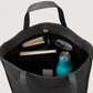The Poet Grey Leather Tote Bag