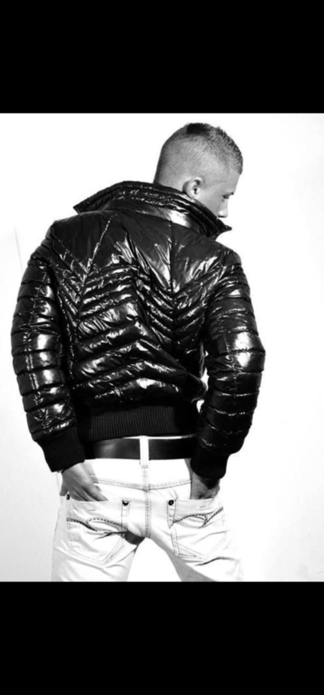 Custom Joey Frost Nylon Fabric Jacket 1/2 Installments
