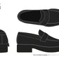 Custom Mohsin Awan Leather Loafers