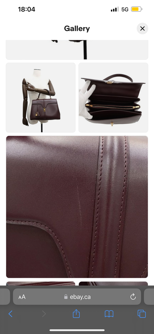Custom Oluwatomife Laniyan Leather Handbag
