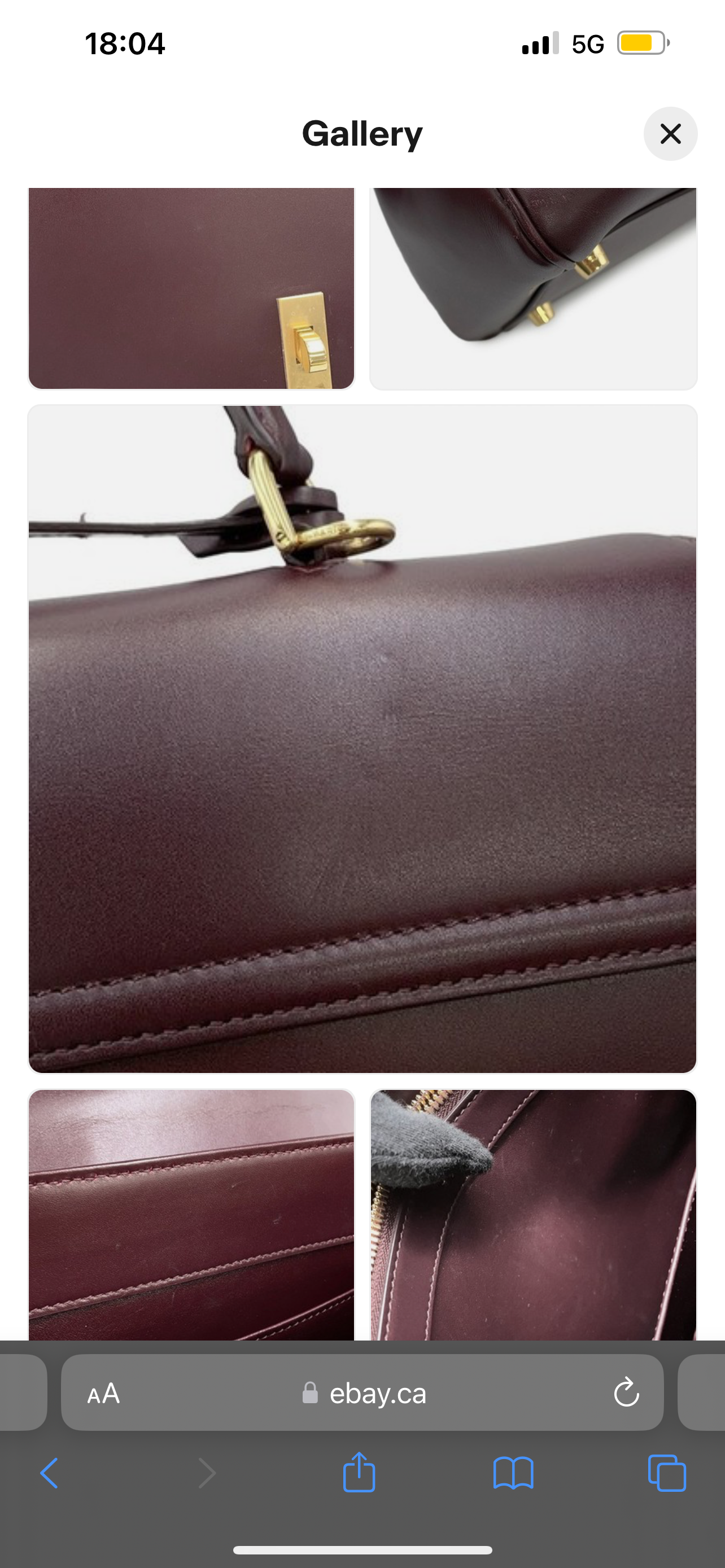 Custom Oluwatomife Laniyan Leather Handbag