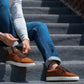 Murphy Low Top Brown Suede Sneakers