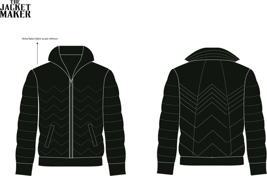 Custom Joey Frost Nylon Fabric Jacket 1/2 Installments