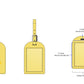 Custom Linda Chan Luggage Tags