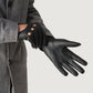 Ferdinand Black Leather Driving Gloves