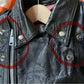 Custom Cuir Noir Motard Leather Jacket