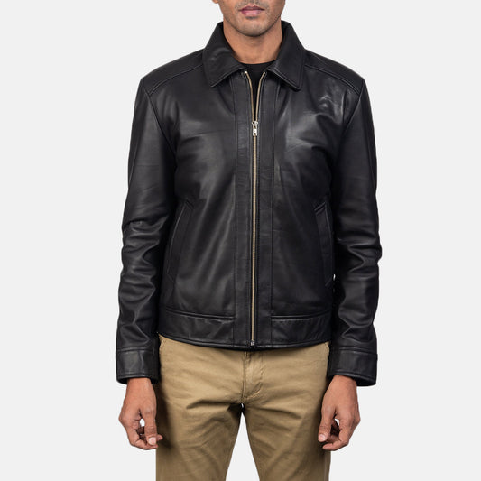 Custom Blake Crypto Leather Jacket