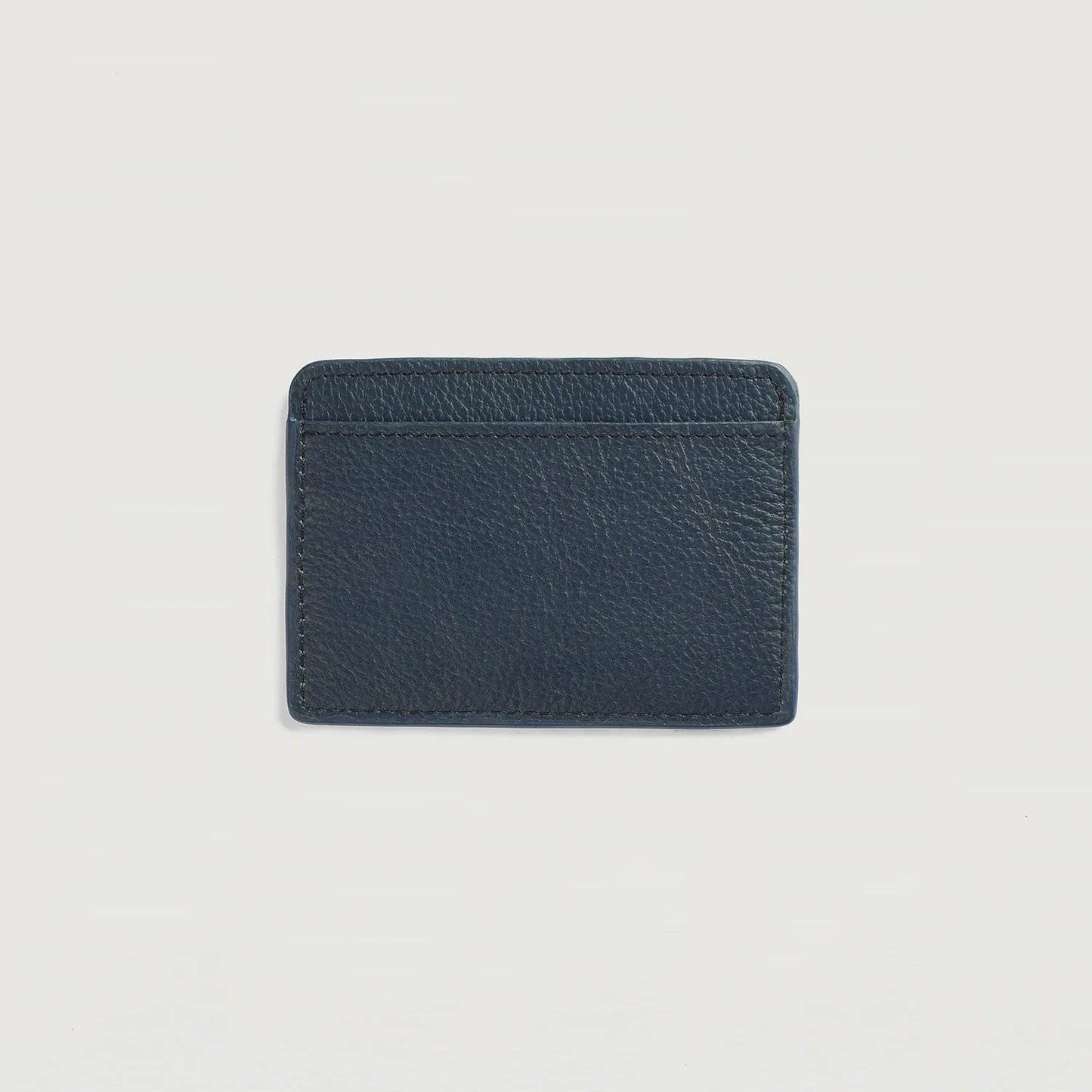 Karl Blue Leather Card Holder