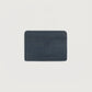 Karl Blue Leather Card Holder