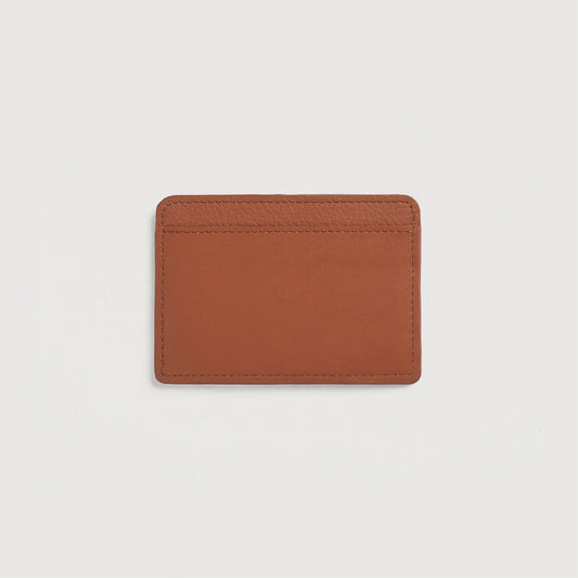 Karl Brown Leather Card Holder