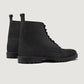 Knight Derby Matte Black Pullup Leather Boots - TerraGrip