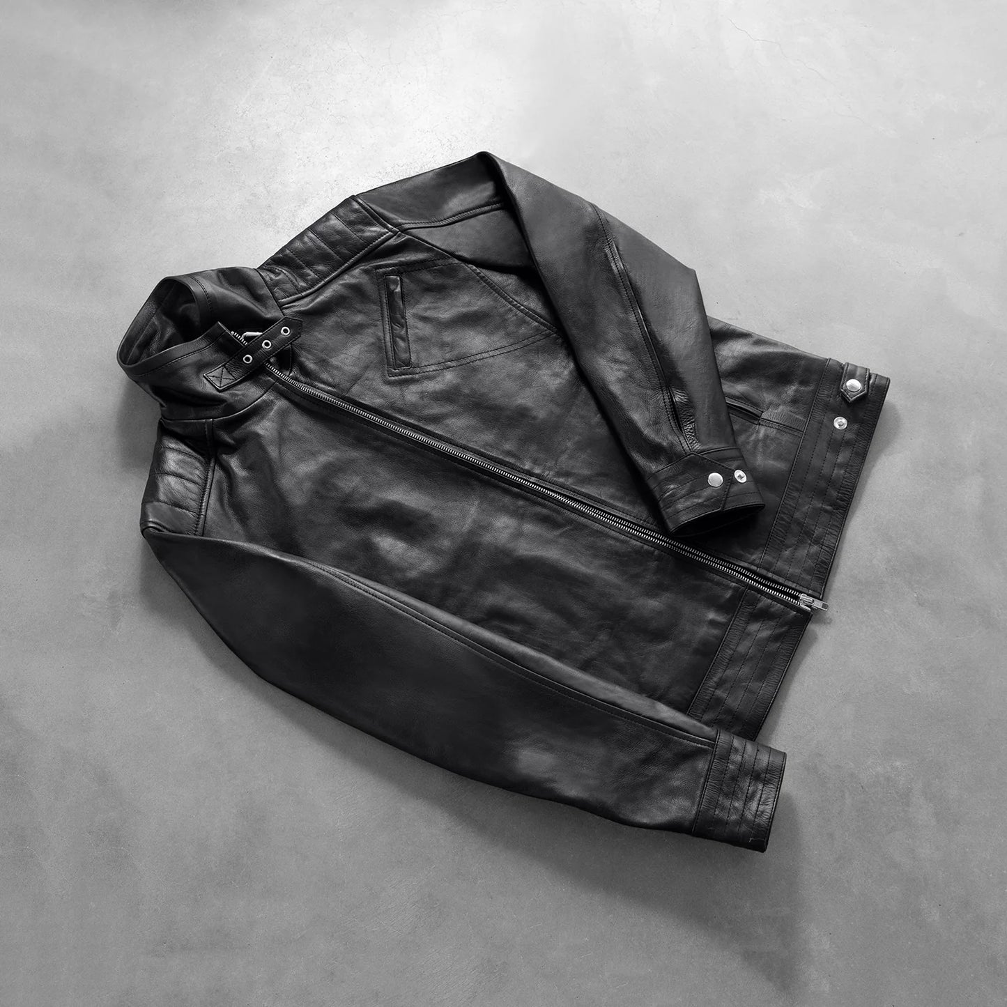 [FS] Legacy Black Leather Biker Jacket