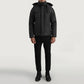 Malcolm Black Hooded Puffer Jacket