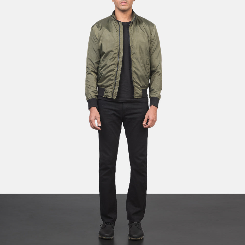 Ramon Green Bomber Jacket
