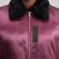 Clyde B-15 Maroon Bomber Jacket