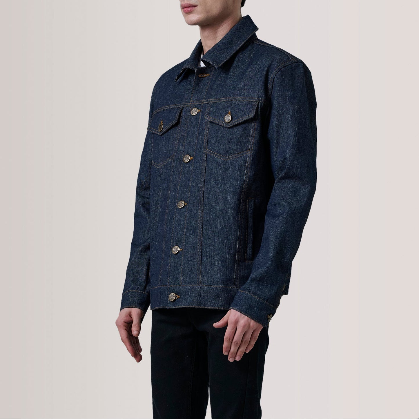 Conard Indigo Blue Denim Trucker Jacket