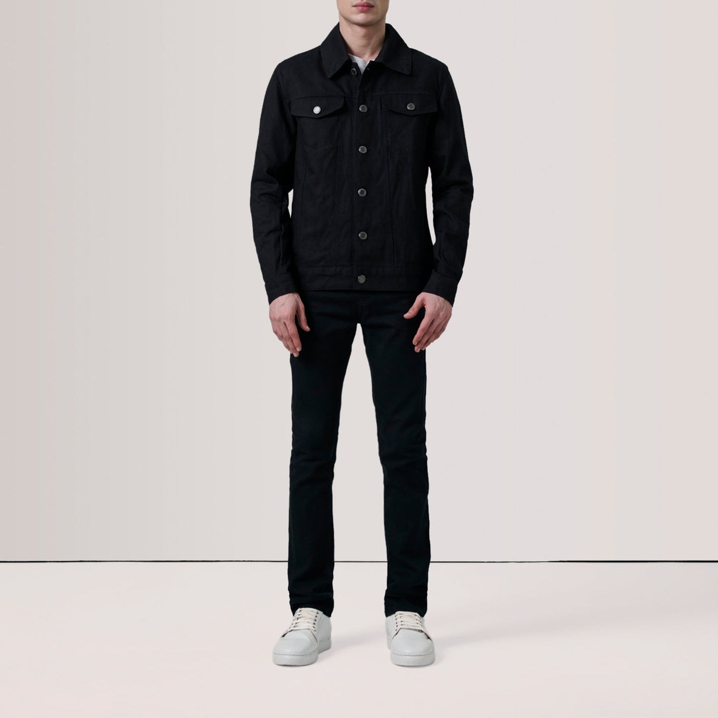 Conard Black Denim Trucker Jacket