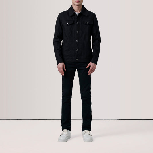 Conard Black Denim Trucker Jacket